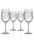 Фото #1 товара Dragonfly White Wine Glass 12Oz - Set Of 4 Glasses