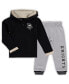 ფოტო #5 პროდუქტის Toddler Boys Black and Heathered Gray UCF Knights Poppies Pullover Hoodie and Sweatpants Set