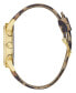 Часы Guess Gold Tone Glitz Animal Print