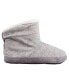 Фото #9 товара Women's Microsuede and Heathered Knit Marisol Boot Slipper, Online Only