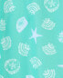 Baby Shell Print 1-Piece Swimsuit 12M