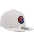 Men's Khaki Chicago Cubs Stone Dim Undervisor 59Fifty Fitted Hat
