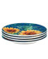 Golden Sunflowers Set of 4 Dinner Plates