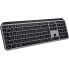 Logitech MX Keys for Mac Advanced Wireless Illuminated Keyboard - Full-size (100%) - RF Wireless + Bluetooth - QWERTZ - Grey