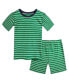 Toddler Girls Fair Trade 100% Organic Cotton Tight Fit Shortie Pajamas, 2-Piece Set