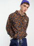 The North Face Essential oversized hoodie in brown marble print Exclusive at ASOS