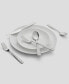 Фото #4 товара Tabitha Sand Pebble Flatware with Chrome Buffet Set, 40 Piece