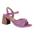 Фото #2 товара Diba True Tide Pool Block Heels Womens Purple Casual Sandals 68927-500