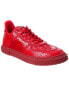 Giuseppe Zanotti Blabber Embossed Leather Sneaker Men's Red 40