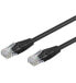 Фото #1 товара Wentronic CAT 6 Patch Cable - U/UTP - black - 7.5 m - Cat6 - U/UTP (UTP) - RJ-45 - RJ-45