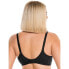 No Boundaries Juniors T-Shirt Bra Women's 40DD Black Stretch Cup Flex Wire Nylon