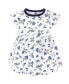 Baby Girls Cotton Short-Sleeve Dresses 2pk, Blueberries