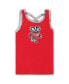 Фото #3 товара Toddler Girls Red, Gray Wisconsin Badgers Sweet Pea Tank Top and Skort Set