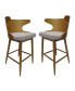 Фото #1 товара Karlin Mid Century Modern Barstools (Set of 2)