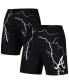 Men's Black Atlanta Braves Lightning Shorts