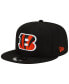 Фото #2 товара Men's Black Cincinnati Bengals 9FIFTY Snapback Hat