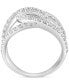 ფოტო #2 პროდუქტის EFFY® Diamond Interlink Ring (1-3/8 ct. t.w.) in 14k White Gold