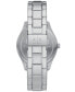 Фото #3 товара Часы и аксессуары ARMANI EXCHANGE мужские Многофункциональные Кварцевые Серебристый нержавеющей Сталь Наручные Часы 42 мм