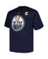 Фото #3 товара Men's Connor McDavid Navy Edmonton Oilers Big and Tall Name and Number T-shirt