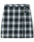 ფოტო #1 პროდუქტის Big Girls School Uniform Plaid A-line Skirt Below the Knee