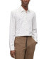 ფოტო #1 პროდუქტის Men's Printed Stretch Cotton Slim-Fit Dress Shirt