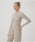 ფოტო #2 პროდუქტის Women's Organic Cotton Cool Stretch Fitted Long Sleeve Tee