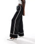 Фото #1 товара ASOS DESIGN wide leg external binding tailored trouser