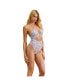 Фото #1 товара Flirtt by Women's Floral One piece cut out halter swimsuit