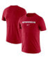 Men's Cardinal Arkansas Razorbacks Team Issue Velocity Performance T-shirt