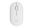 Фото #1 товара Logitech Pebble M350 Wireless Mouse - Ambidextrous - Optical - RF Wireless + Bluetooth - 1000 DPI - White