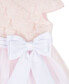 Фото #3 товара Платье для малышей Rare Editions с кружевными рукавами и двойным бантом