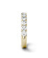 Фото #5 товара Moissanite Anniversary Band 1-1/10 ct. t.w. Diamond Equivalent in 14k White or Yellow Gold