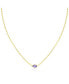 ფოტო #1 პროდუქტის Amethyst Disco Necklace 14K Gold