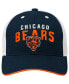 Фото #3 товара Бейсболка для мальчиков OuterStuff Chicago Bears Navy Core Lockup Snapback