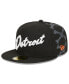 Фото #2 товара Men's Black Detroit Pistons 2023/24 City Edition 59FIFTY Fitted Hat