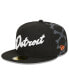 ფოტო #2 პროდუქტის Men's Black Detroit Pistons 2023/24 City Edition 59FIFTY Fitted Hat