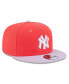 Фото #4 товара Men's Red, Purple New York Yankees Spring Basic Two-Tone 9FIFTY Snapback Hat
