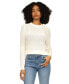 ფოტო #1 პროდუქტის Women's Crewneck Mesh Sweater