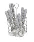 Фото #1 товара Bistro Lace Overlay Stainless Steel 16 Piece Flatware Set, Service for 4