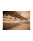 Фото #1 товара Monte Nagler Coast Under Clouds Sepia Tone Canvas Art - 20" x 25"