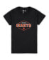 ფოტო #3 პროდუქტის Women's Black, Orange San Francisco Giants Plus Size Badge Sleep Set