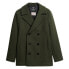 SUPERDRY Merchant Wool Pea Coat Dark Moss Green, L - фото #2