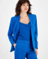 Фото #3 товара Women's Bistretch Open-Front Long-Sleeve Blazer, Created for Macy's