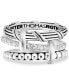 ფოტო #2 პროდუქტის 3-Pc. Set White Topaz Connected Stacking Rings (1-1/4 ct. t.w.) in Sterling Silver