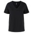 Фото #1 товара PIECES Ria short sleeve v neck T-shirt