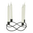 Kerzenständer schwarz Metall Kerzen