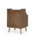 Фото #2 товара Modern End Table with Rattan Accents, Built-in Hutch, and Ample Storage