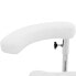 Фото #3 товара Krzesło kosmetyczne siodłowe z oparciem podłokietnikiem regulowane WUPPERTAL - białe