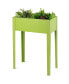 Фото #1 товара 24'' x12'' Outdoor Elevated Garden Plant Stand Raised Tall Flower Bed Box