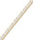 Фото #3 товара Lab Grown Diamond Tennis Bracelet (7 ct. t.w.) in 14k White, Yellow or Rose Gold